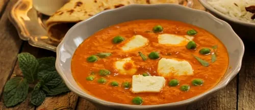 Mattar paneer