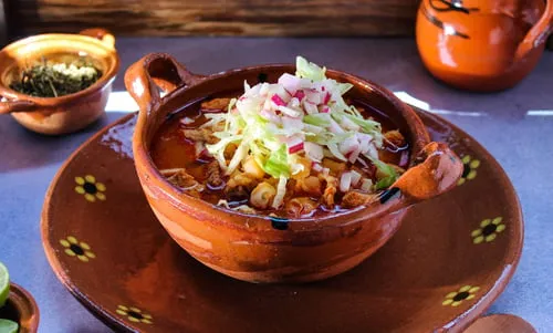 Red Pozole (Pozole rojo)