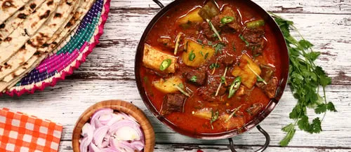 Aloo gosht