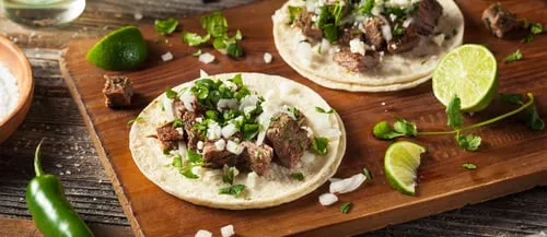 Carne asada tacos