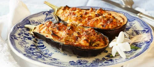 Stuffed Eggplants (Berenjenas rellenas)