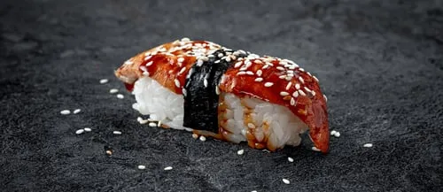 Unagi nigiri sushi