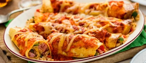 Enchiladas de camaron