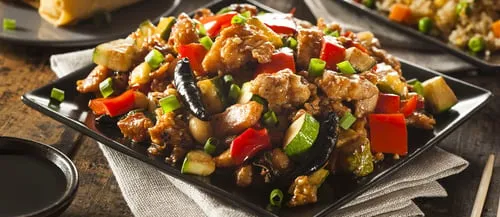 Kung pao chicken (Gong bao)