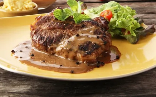 Steak au poivre