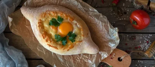 Adjarian khachapuri