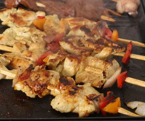 Anticucho de pollo