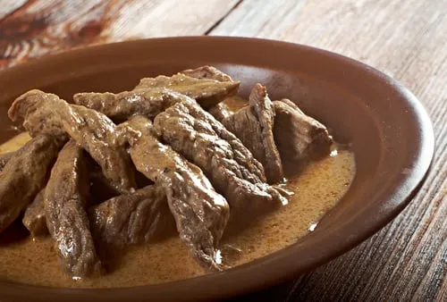 Beef Stroganoff