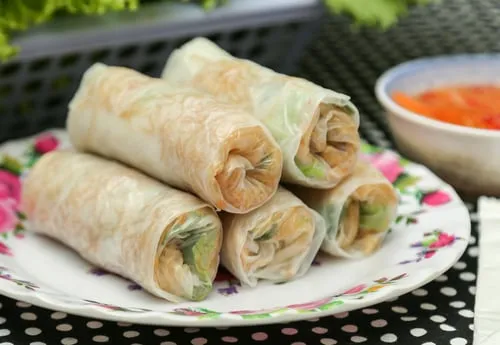 Shredded Pork Rice Paper Rolls (Bì cuốn)
