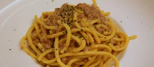 Bigoli con l'anatra