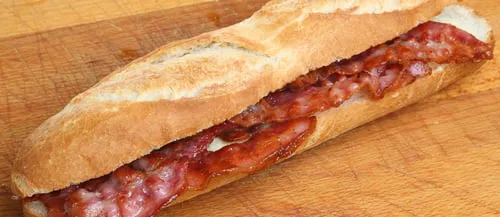 Bocadillo de bacon