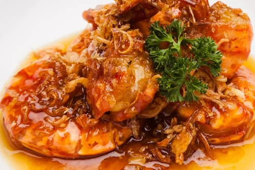 Shrimps in Tamarind Sauce (Camarones en salsa de tamarindo)