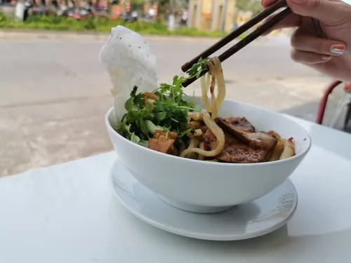 Roasted Pork with Cao Lau Noodles (Cao lầu)