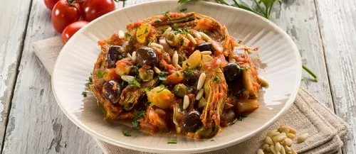 Caponata di carciofi