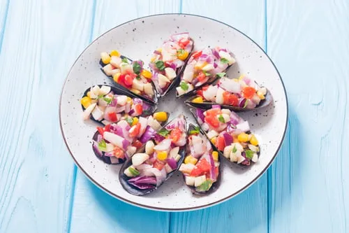 Choritos a la Chalaca