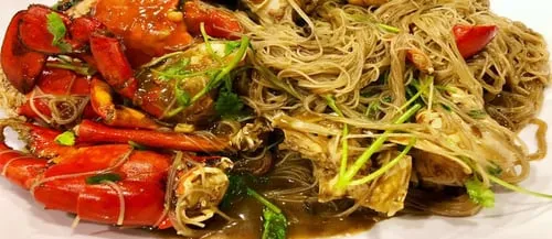 Crab bee hoon