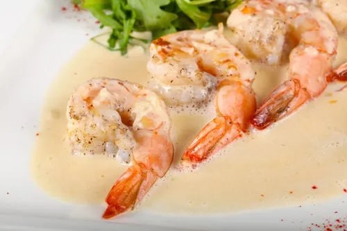 Gamberetti alla crema