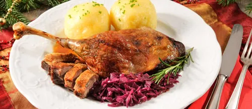Gänsebraten