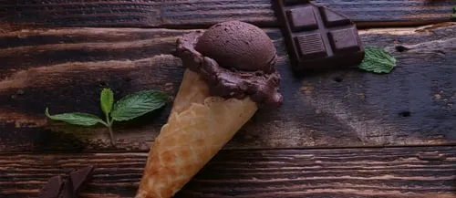 Gelato al cioccolato fondente