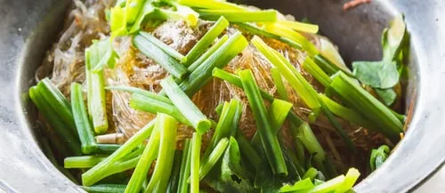 Thai Shrimp and Glass Noodles (Goong ob woon sen)