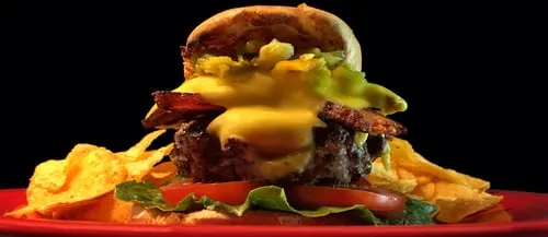 Green Chile Cheeseburger