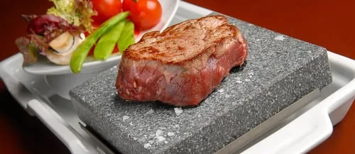 Grilled Meat on Stone