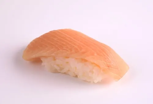 Hamachi nigiri sushi