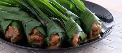 Thai Pandan Chicken (Kai ho bai toei)