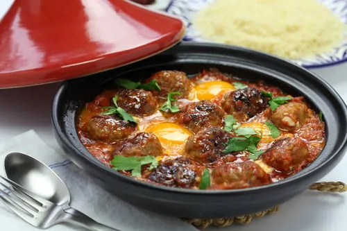 Moroccan Meatball Tagine (Kefta Tagine)