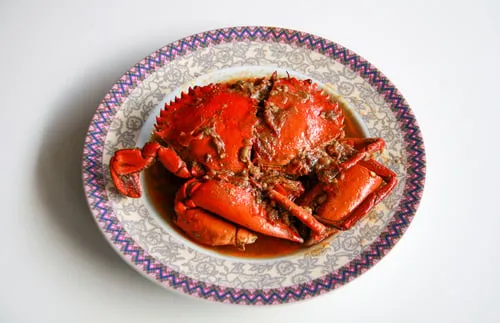 Kepiting saus Padang
