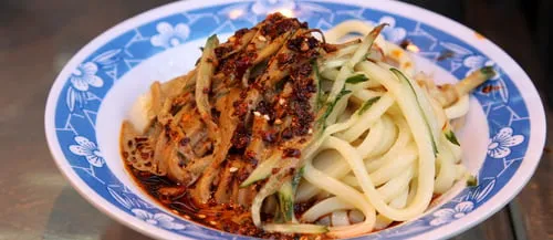 Cold skin noodles (Liangpi)