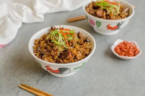 Chinese Sticky Rice (Lo mai fan)