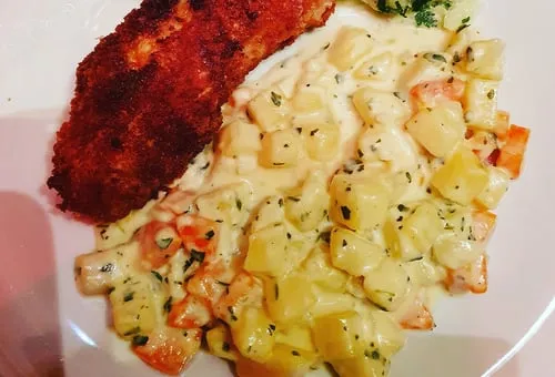 Potatoes in Horseradish Cream Sauce (Meerrettich Kartoffeln)