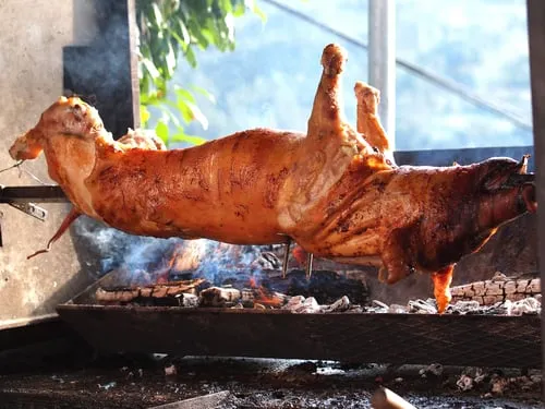 Odojak na ražnju