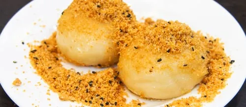 Peanut Powdered Mochi