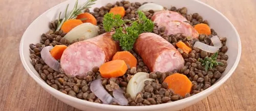 Petit salé aux lentilles