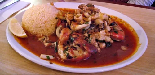 Picante de mariscos