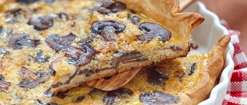 Quiche aux champignons