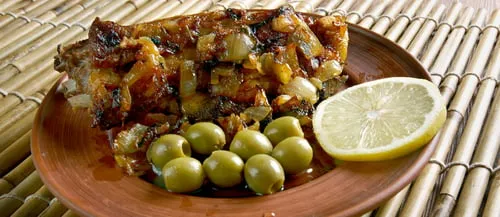 Roast Lamb with Laver Sauce