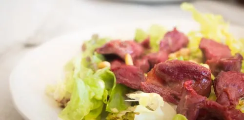 Hot Salad with Gizzards (Salade chaude aux gésiers)