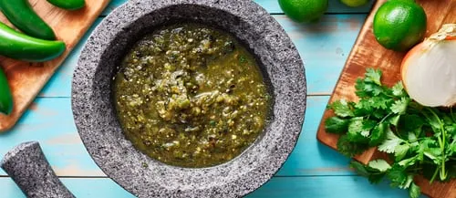 Salsa verde de cilantro