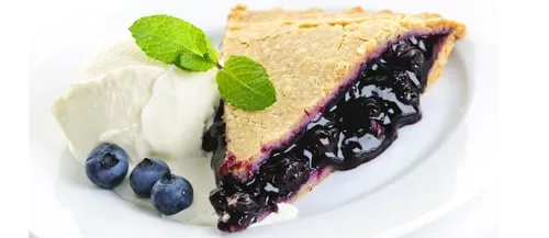 Saskatoon berry pie