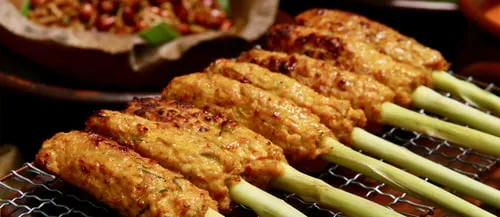 Minced Meat Satay (Sate lilit)