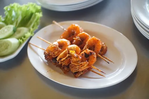 Prawn Satay (Sate udang)