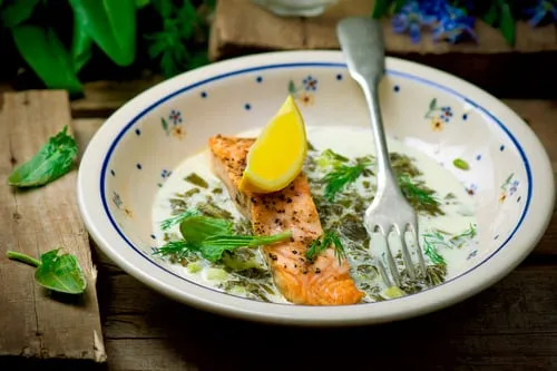 Saumon à l'oseille