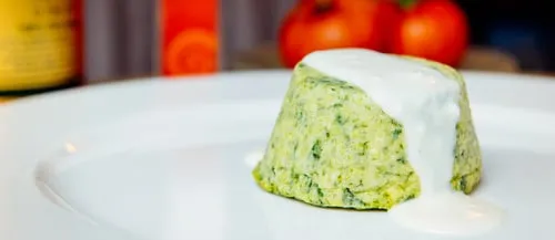 Soufflé aux épinards