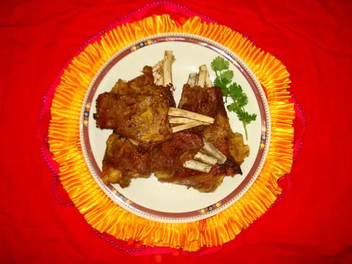 Fried Lamb Ribs (Tabak maaz)