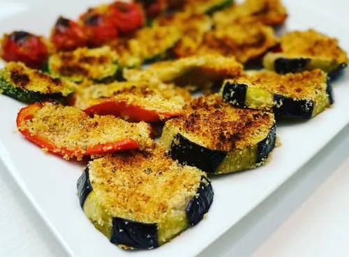 Verdure gratinate al forno