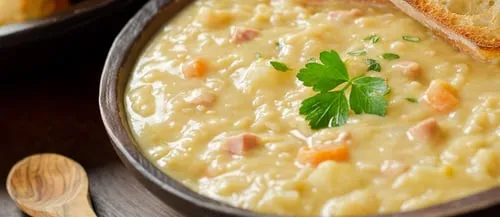 Yellow pea soup