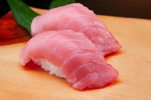 Otoro nigiri sushi